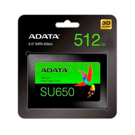 ADATA | ASU650SS512GTR | Unidad de Estado Solido ADATA SU650 512GB COLOR