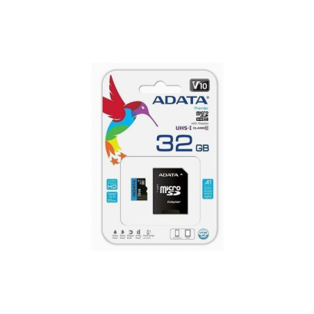 ADATA | AUSDH32GUICL10A1RA1 | Micro SD ADATA 32GB  Adaptador Clase