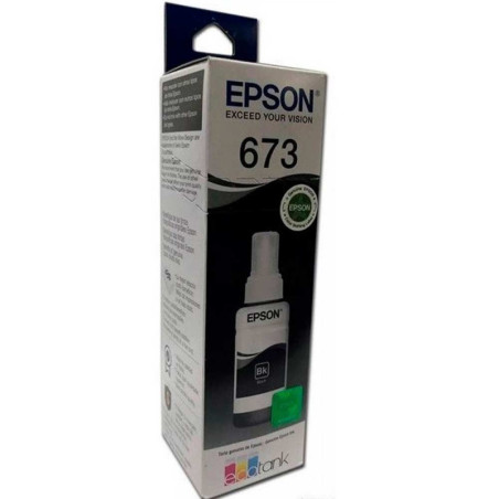 EPSON | C13T67312A | Botella Epson T673120AL  ECOTANK Black L800L805 9900 fotos 10 x 15