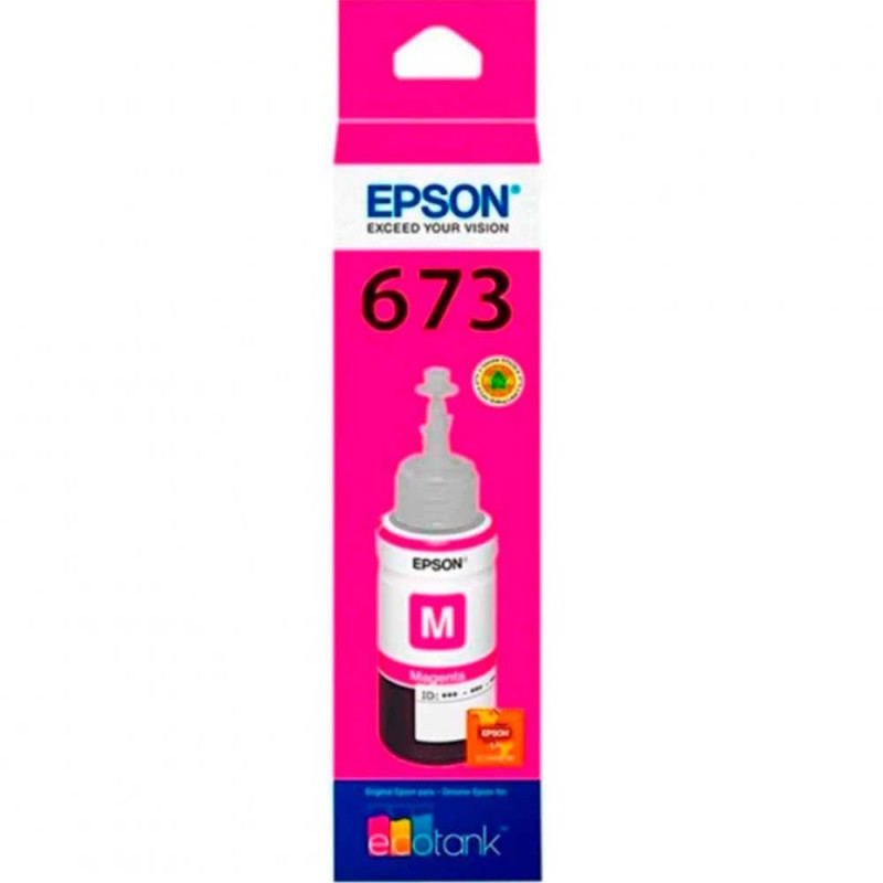 EPSON | C13T67332A | Botella Epson T673320AL  ECOTANK Magenta L800L805 1800 fotos 10 x 15