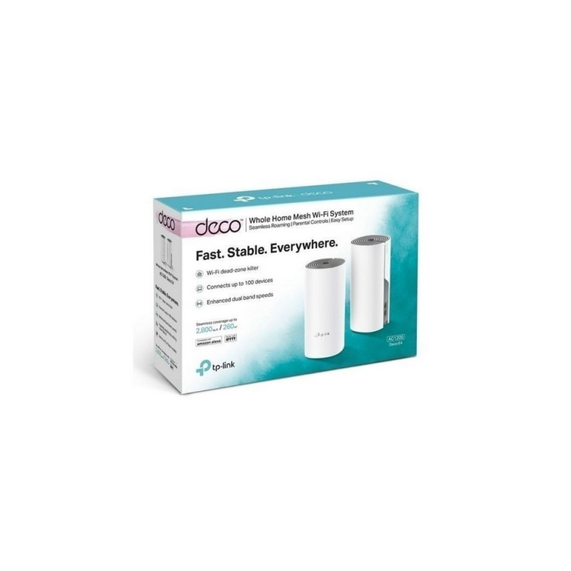 TPLINK | Deco E42pack | Router Malla TPLINK AC1200 Wifi 2 Unidades COLOR