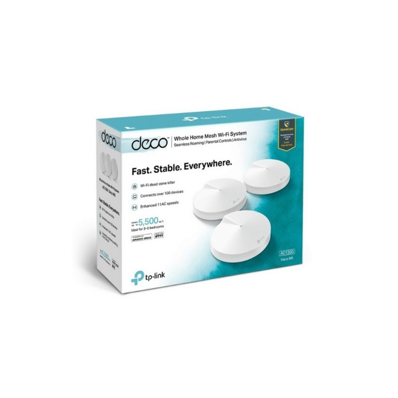 TPLINK | Deco M5(3-Pack) | Router 3 Unidades TPLINK Wifi Malla Ac1300 COLOR