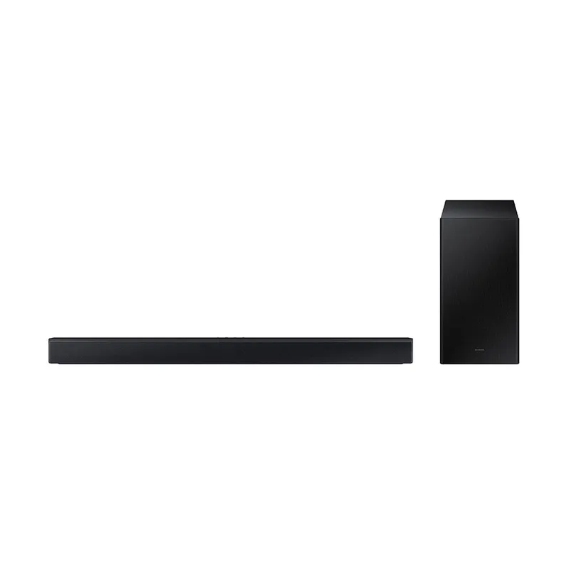 SAMSUNG | HW-C450/ZL | Barra de sonido Samsung, Subwoofer, 2.1 canales Conexión inalámbrica con el televisor, Experiencia de