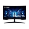 SAMSUNG | LC34G55TWWNXZA | Monitor Samsung Curvo gamer Odyssey 34 Panel VA Color Negro Curvatura 1000R Brillo 250cdm2 Relacion