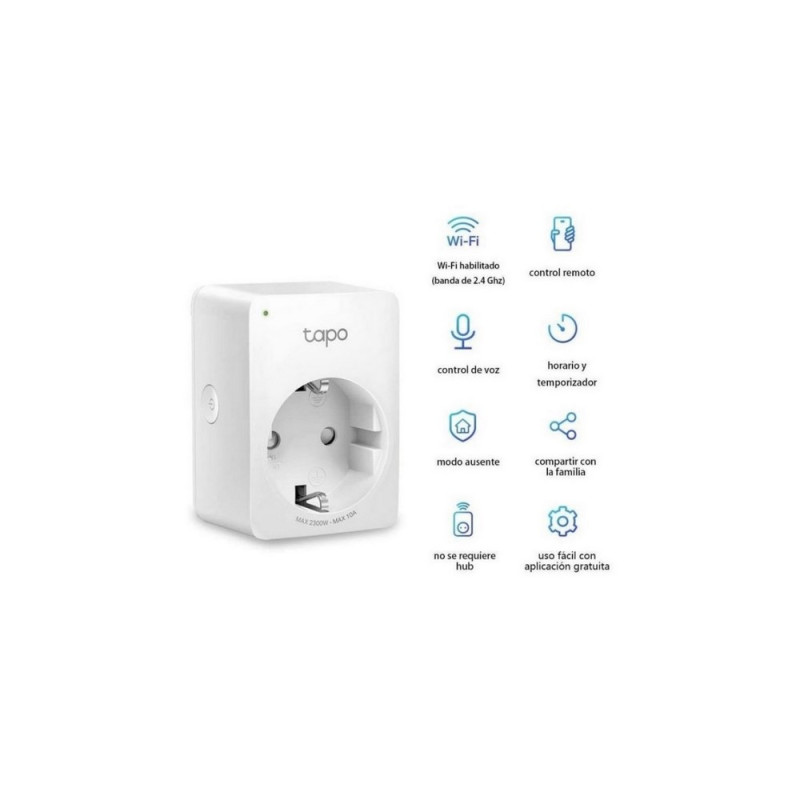 TPLINK | Tapo P100(1-pack) | Mini Enchufe TPLINK Inteligente Wifi COLOR