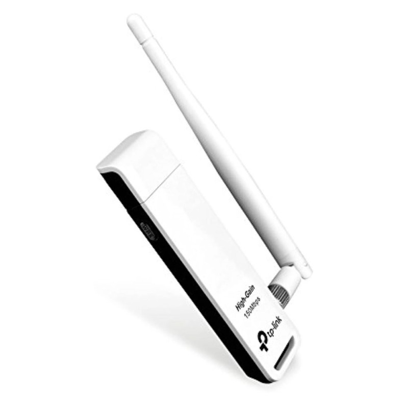 TPLINK | TL-WN722N | Adaptador de Red TPLINK UB N1500Mbps 2.4 Ghz 1 Antena Externa Desmontable COLOR