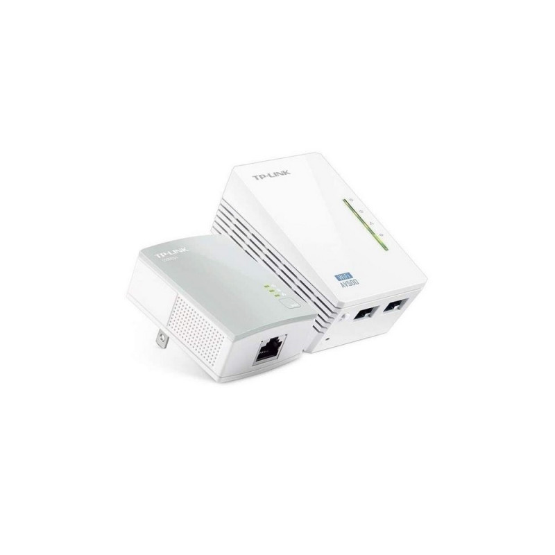 TPLINK | TLWPA4220KIT | Power Line TPLINK Kit de Extensor inalambrico 300Mbps Paquete Doble  con un