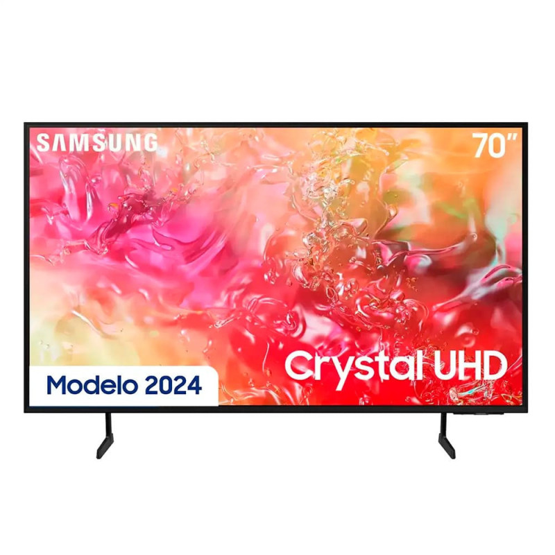SAMSUNG | UN70DU7000KXZL | Televisor Samsung FLAT LED Smart TV 70 pulgadas Crystal UHD 4K  3840 x 2160 HDR  DVBT2 LAN WIFI 5 