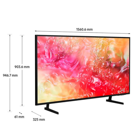 SAMSUNG | UN70DU7000KXZL | Televisor Samsung FLAT LED Smart TV 70 pulgadas Crystal UHD 4K  /3,840 x 2,160 /HDR / DVB-T2 /LAN