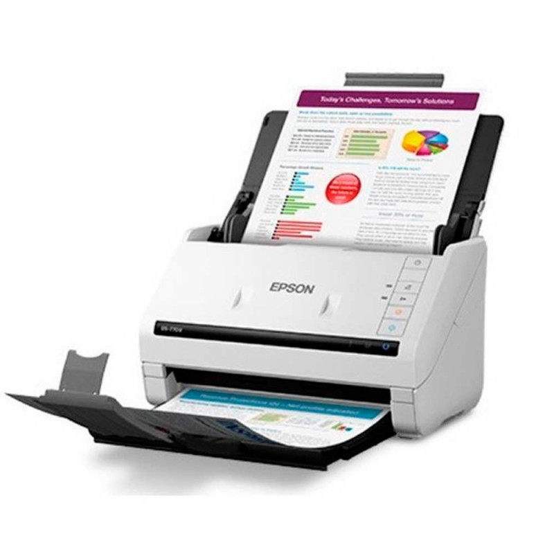 EPSON | B11B262201 | Escner Epson WorkForce DS770 II vertical en color dplex de una sola pasada con alimentacin de