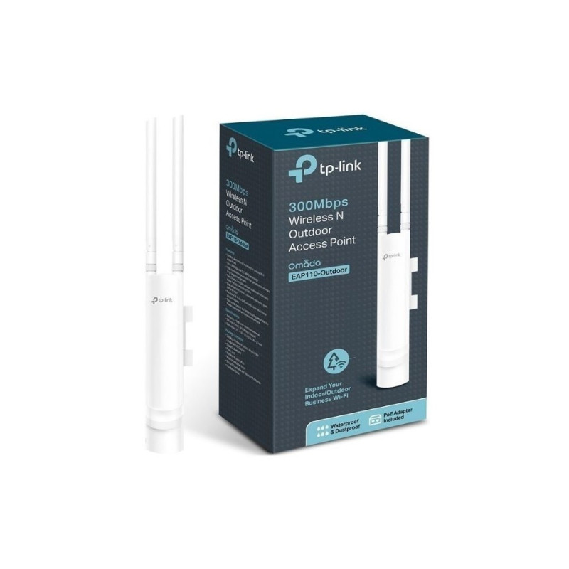 TPLINK | EAP110OUTDOOR | Acces Point Tplink Inalmbrico Exteriores WiFi 300Mbps MIMO