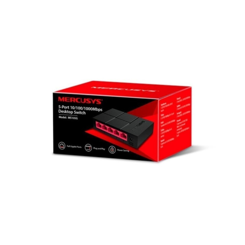 TPLINK | MS105G | Switch MERCUSYS 5 Puertos