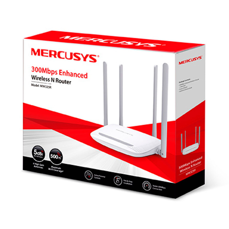TPLINK | MW325R | Router MERCUSYS Inalambrico 300mbps COLOR