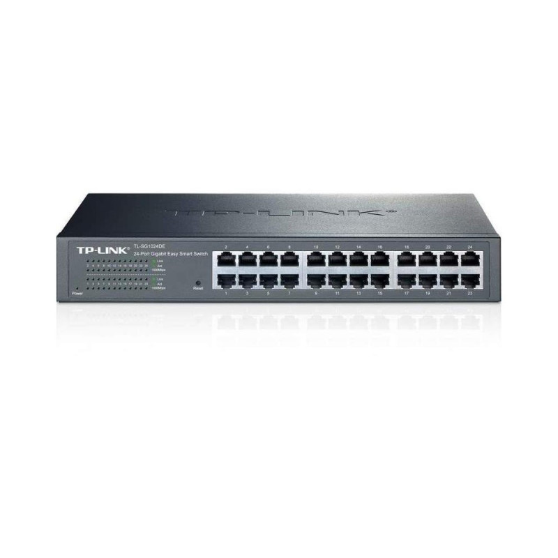 TPLINK | TLSG1024DE | Switch TPLINK administrable de escritorio 24 puertos 101001000 COLOR