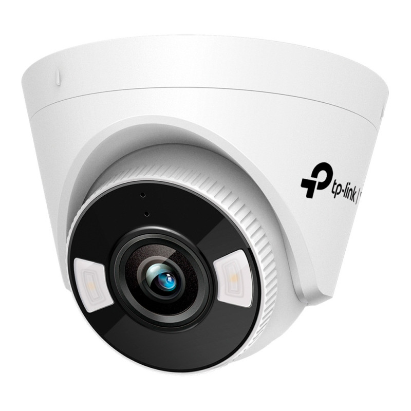 TPLINK | VIGI C44028mm | Cmara IP VIGI Torreta 4MP a Full Color Lente Fijo 28 mm Micrfono Parlante y ranura de Micro SD INCLUYE