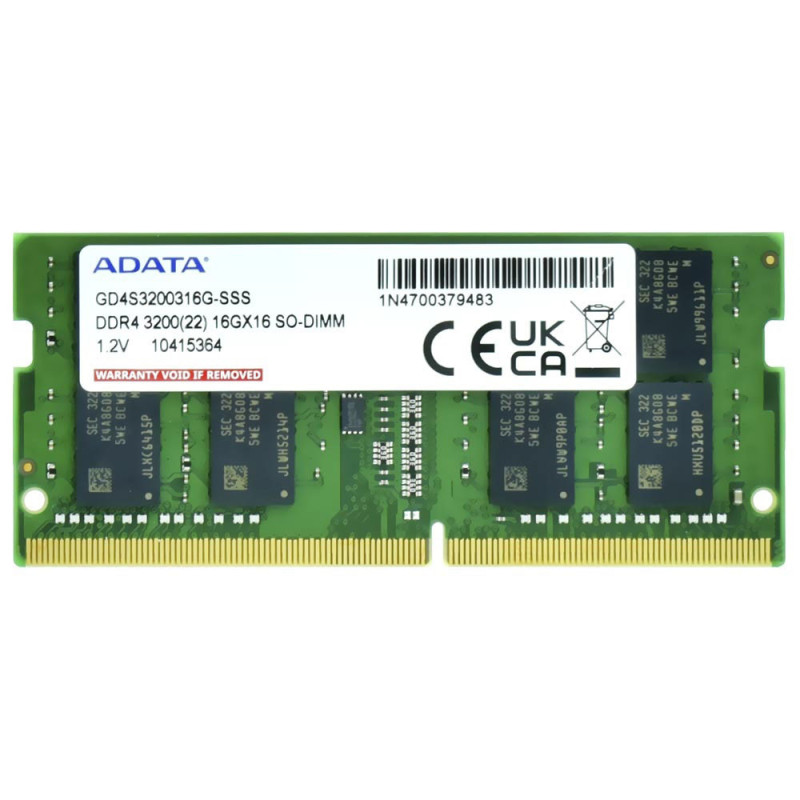 Memoria Ram ADATA Gold para Portátil 16gb 3200mhz Gd4s3200316g-Sss
