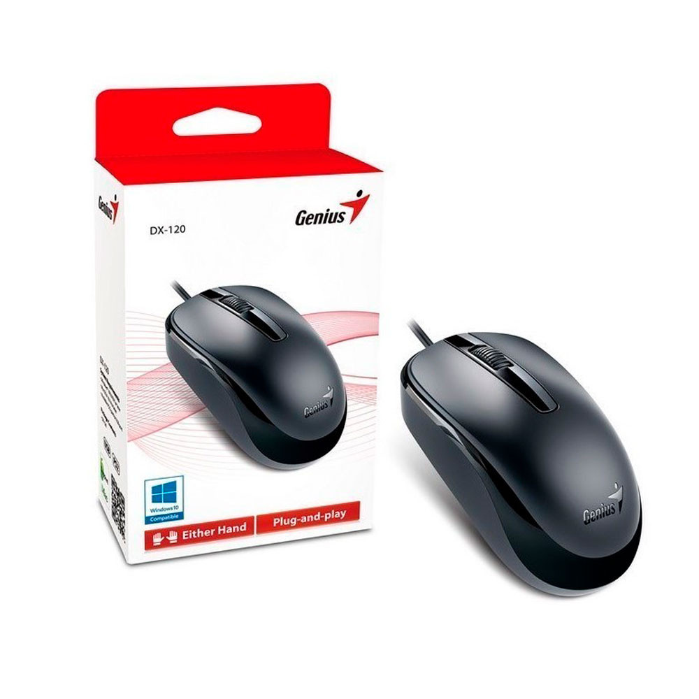 GENIUS | 31010105100 | Mouse GENIUS DX-120 USB Alambrico COLOR