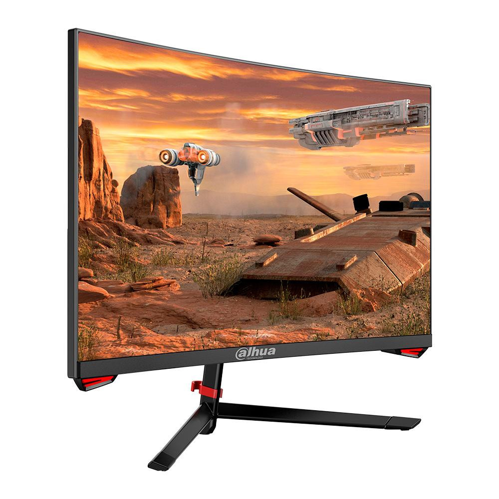 DAHUA | DHILM24E230C | Monitor Dahua Curvo Gamer 24 panel VAborde delgado 3 caras VATamaño 24 Color NegroResolucin 1920 X 1080