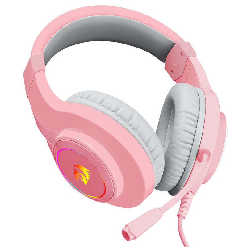 Diadema Gamer REDRAGON Hylas H260 RGB Rosa