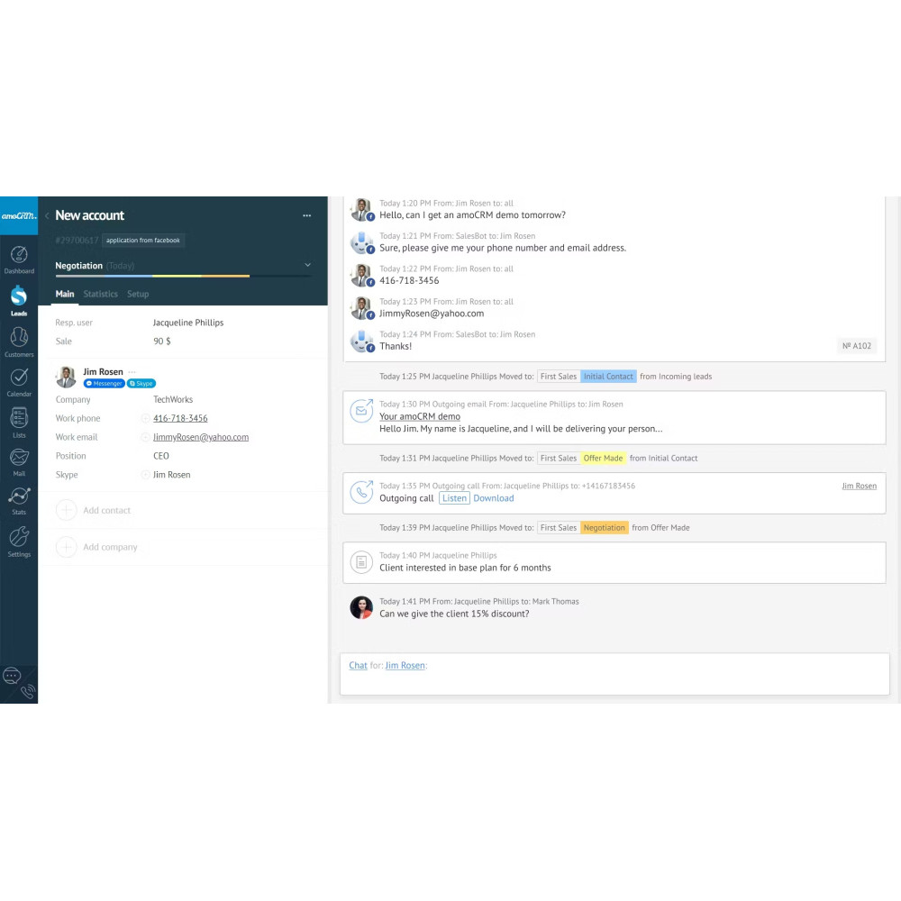 Plan Básico de Kommo: CRM Omnicanal por 3 Meses | JFM TECHNOLOGY