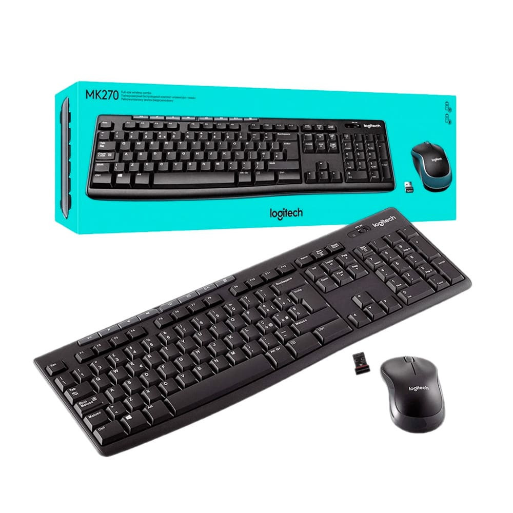 LOGITECH 920 004432 Combo Teclado Mouse MK270 Logitech
