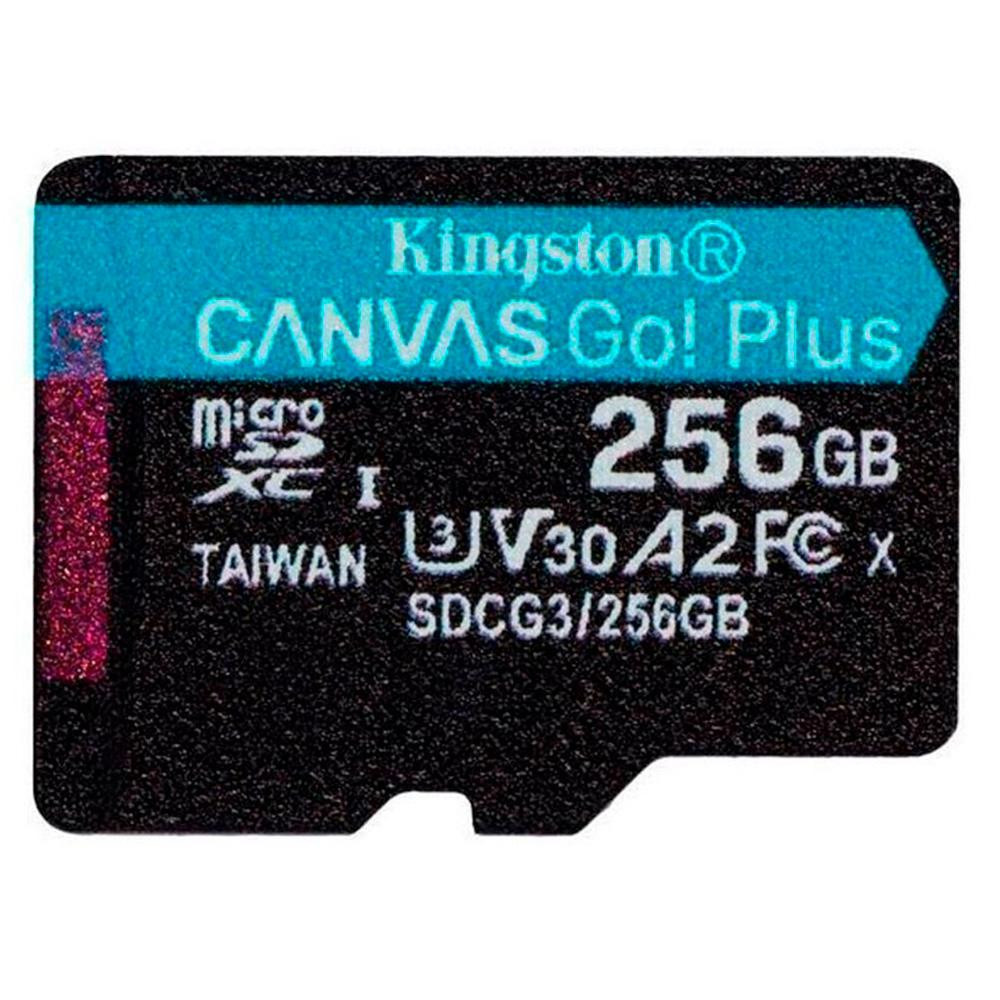 KINGSTON | SDCG3/256GB | Memoria Kingston Micro sd Canvas Go Plus 170R A2 U3 V30 Card + ADP