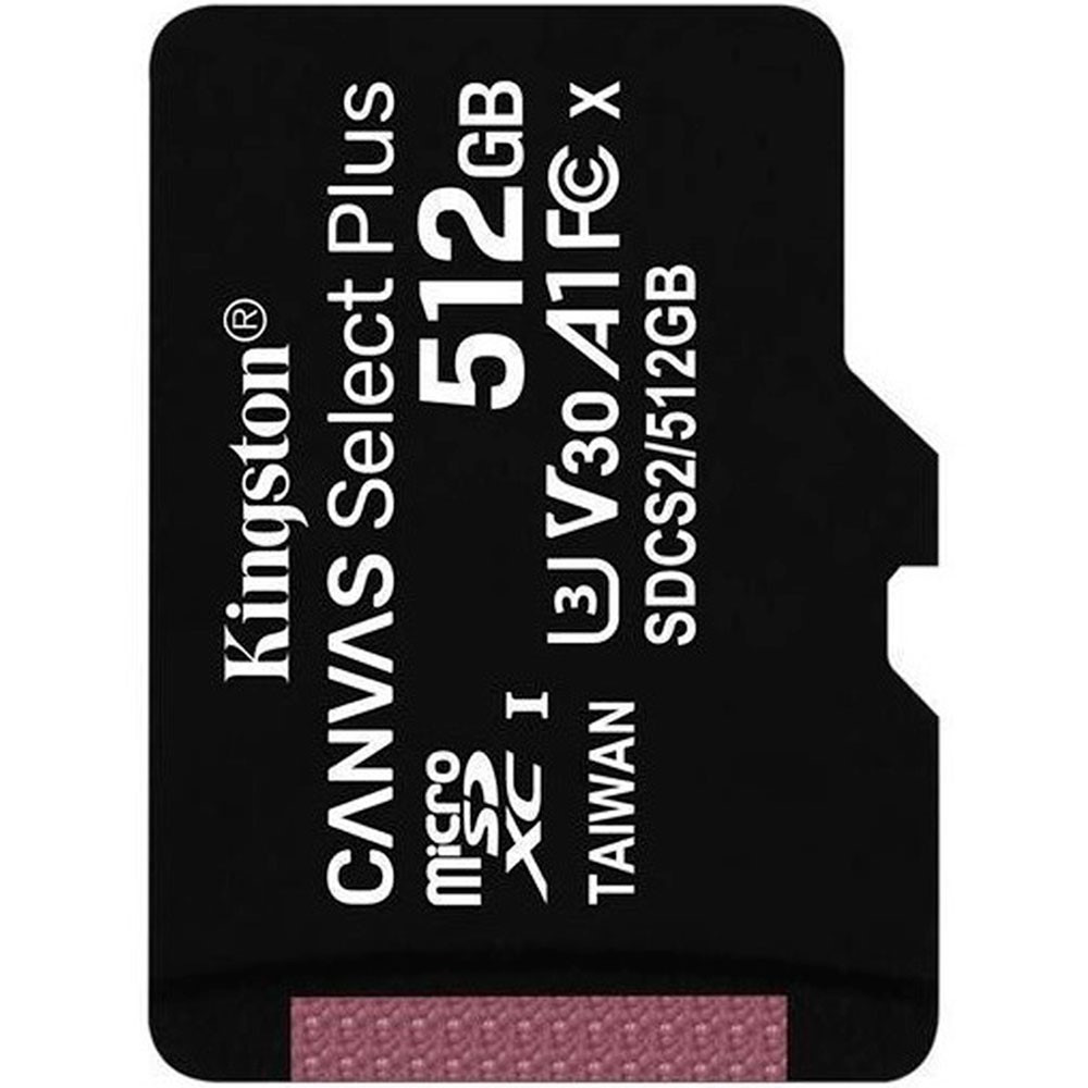 KINGSTON | SDCS2512GB | Micro sd kingston Canvas Select Plus
