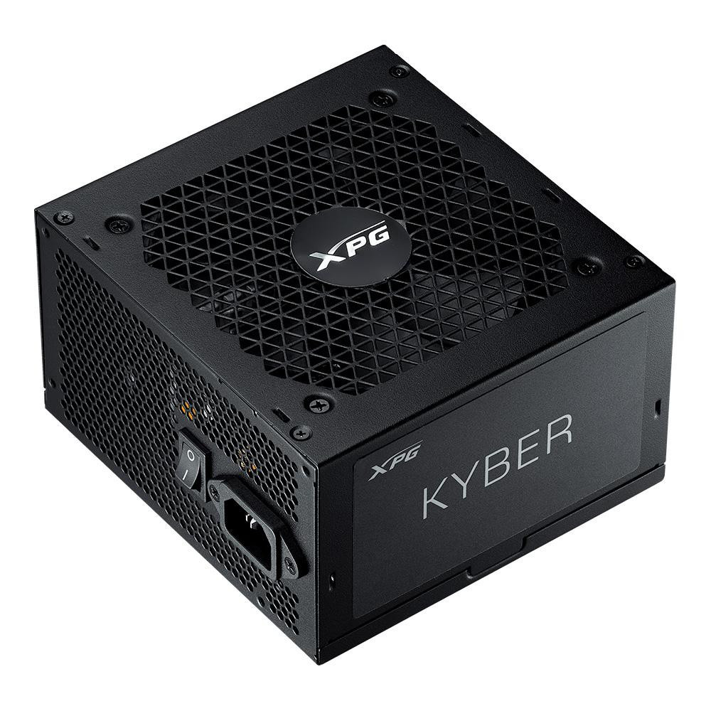 ADATA | KYBER750G-BKCUS | XPG KYBER, Black, 80+, Gold, Non-Modular, 750W, ATX24x1, EPS 8x2, PCIE 6+2x6, MOLEXx2, Premium