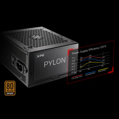 Fuente de Poder XPG Pylon 550w Certificacion 80 Plus Bronce