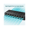 TPLINK | LS1008G | Switch TPLINK 8 Puertos