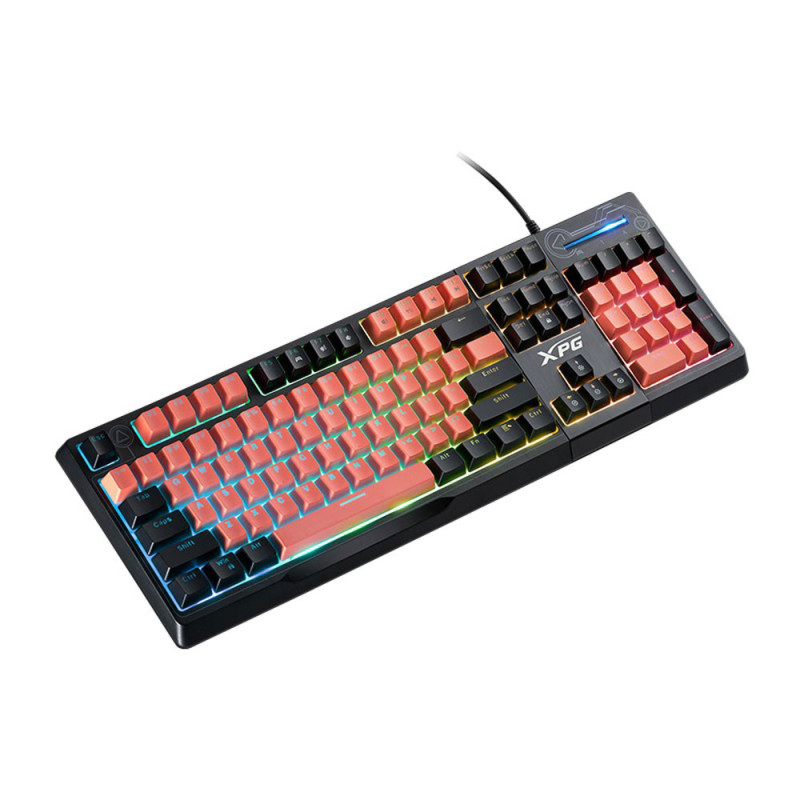 Teclado Gamer XPG Seeker105z Negro-Naranja