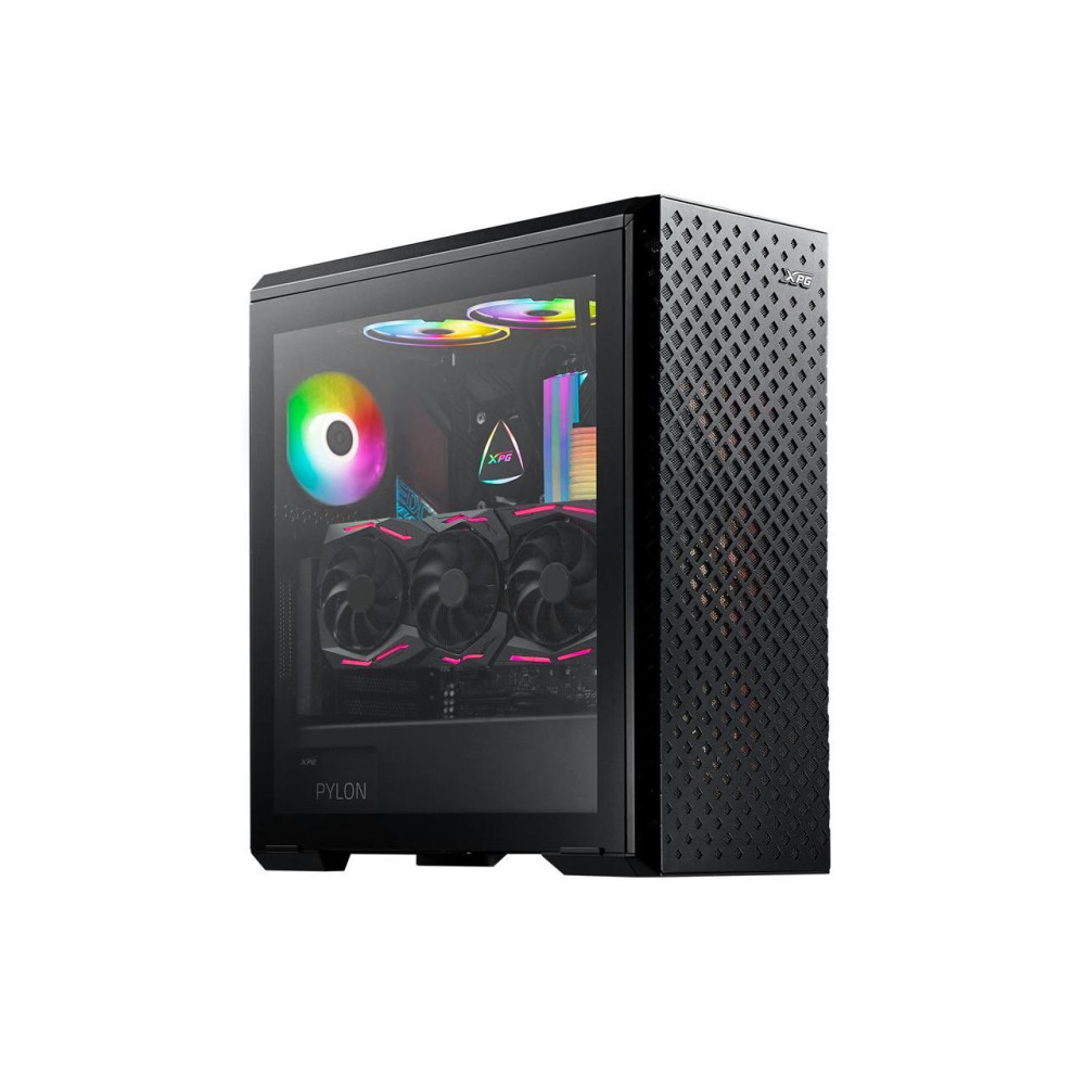 ADATA | DEFENDER PROBKCWW | XPG DEFENDER PRO Negro EATX Torre Media 35incx2 IO USBx2 HD Audiox1 Resetx1 Powerx1 Ventilador
