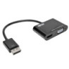 TRIPP LITE | P13606NHVV2 | Adaptador EATON Convertidor Todo En Uno DisplayPort A VGAHDMI COLOR