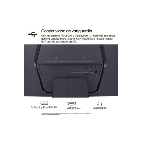 LG | 27GS60QCB | Monitor Gamer UltraGear 27 QHD 2560 x 1440