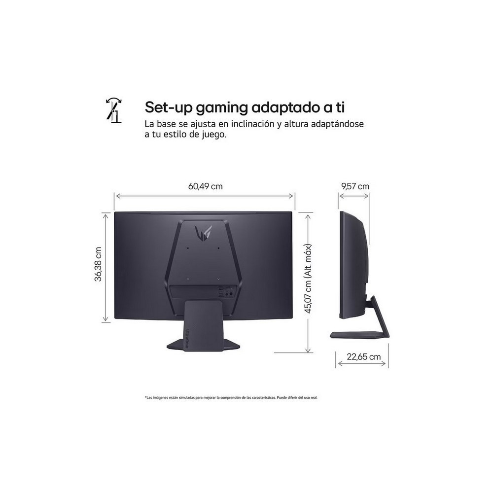 LG | 27GS60QC-B | Monitor Gamer UltraGear 27 QHD 2560 x 1440