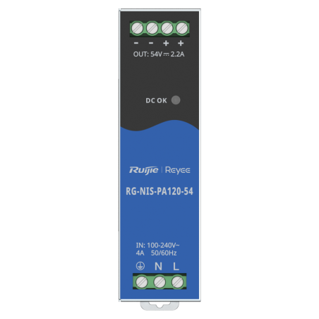 RG-NIS-PA120-54, Fuente de Alimentación AC/DC 120W DIN-RAIL para