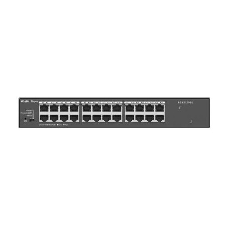 RG-ES124G-L, Switch no PoE no gestionado con 24 puertos de 10/100