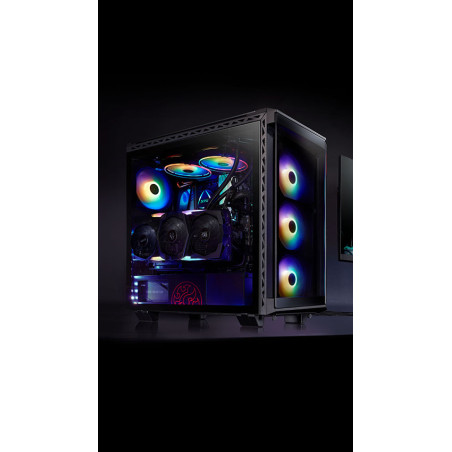 ADATA | BATTLECRUISERWHCWW | Chasis gamer XPG by ADATA BATTLECRUISER Blanco  Vidrio templado X4  4 Fan cooler