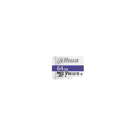 DAHUA | DHITFC10064GB | Memoria Micro SD Dahua 64GB SDXC CLASE 10U3V3O Lectura 95mbs Escritura 30mbs Garantia 7