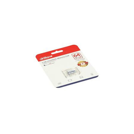 DAHUA | DHITFC10064GB | Memoria Micro SD Dahua 64GB SDXC CLASE 10U3V3O Lectura 95mbs Escritura 30mbs Garantia 7