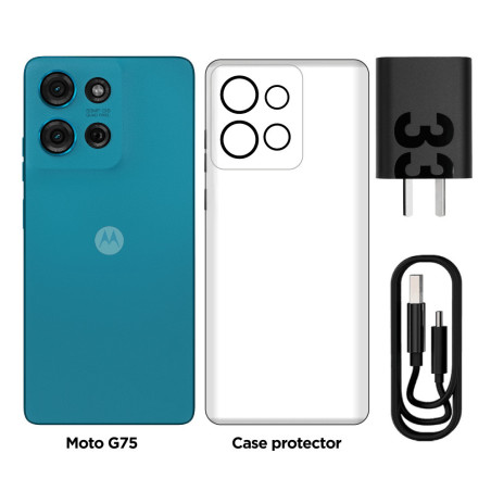 MOTOROLA | PB3V0001COM | Celular motorola G75 5G 8GB 256GB Azul