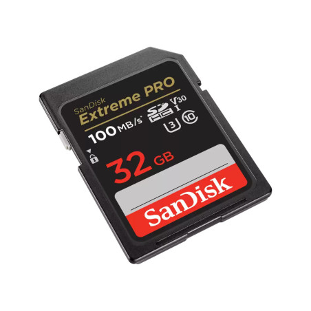 SANDISK | SDSDXXO032GGN4IN | SanDisk  Secure Digital Extreme PRO 32GB SDHC UHSI Card 100 Mbs