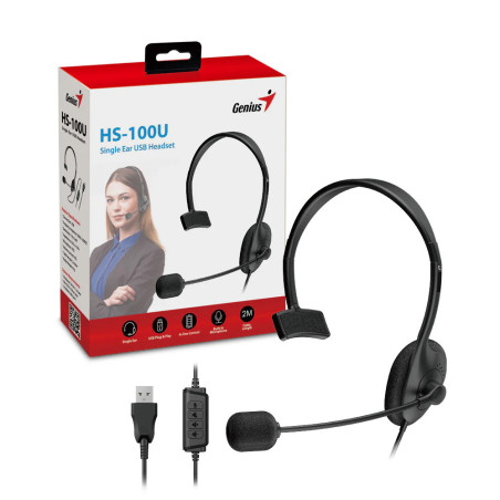 GENIUS | 31710027400 | AUDIFONO PARA PC USB HS100U