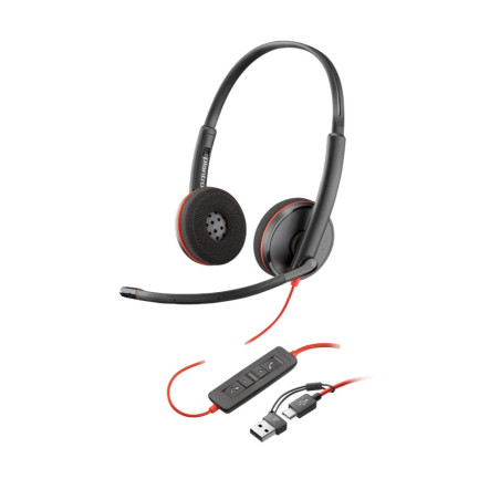 HP POLY | 8X228A6 | Poly Blackwire 3220 Stereo USBC Headset USBCA Adapter