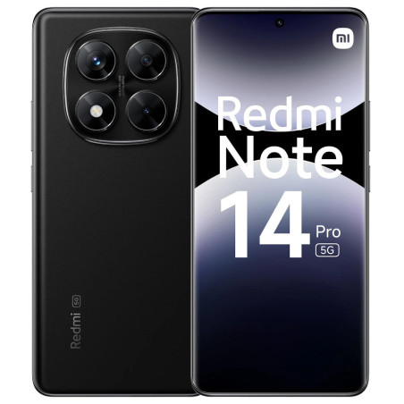 XIAOMI | 24116RACCG8256GBNegro Ocaso | Celular Xiaomi Redmi Note 14 Pro Midnight Black 8G RAM 256G