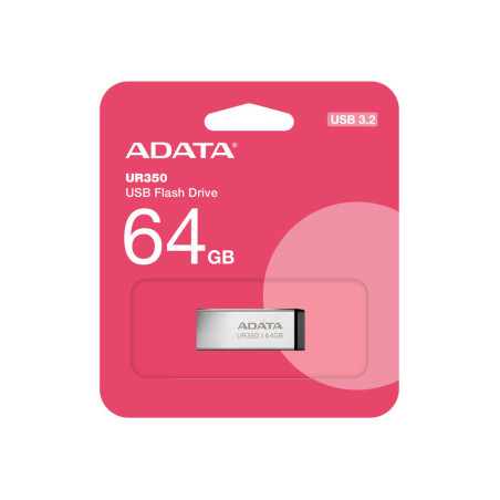 ADATA | UR35064GRSRBK | Memoria USB Adata USB 32  64GB Metal