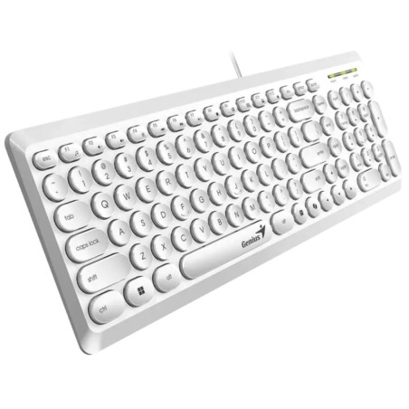 GENIUS | 31310020411 | TECLADO USB BLANCO