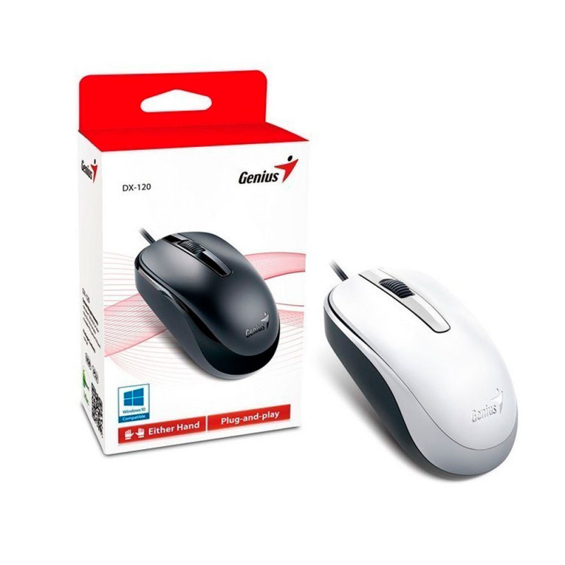 GENIUS | 31010105102 | Mouse GENIUS DX120 USB Alambrico COLOR