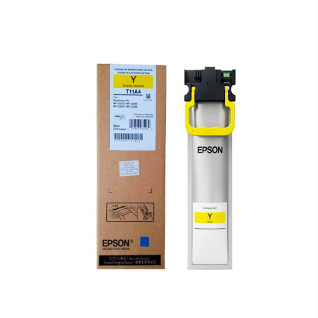 EPSON | C13T11A42A | Bolsa de Tinta Epson Yellow T11A420AL para WorkForce WF C5390WF C5890 5000