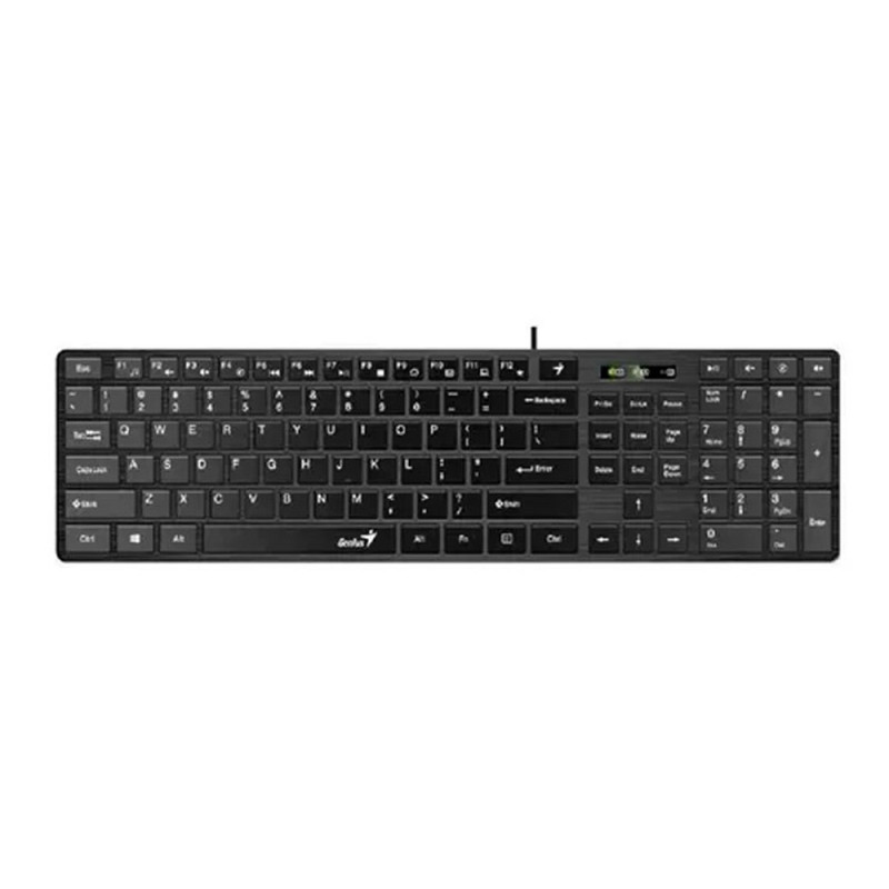 GENIUS | 31310017401 | Teclado GENIUS Slimstar 126 QWERTY Numérico COLOR